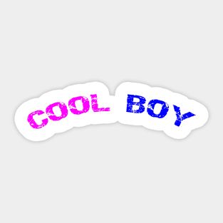 Cool Boy t-shirt Sticker